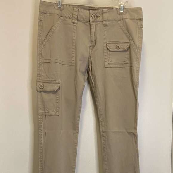 Khaki Cargo Style Pants - Picture 1 of 4
